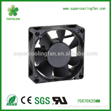 70x70x25mm 12V 24V dc axial fan 70mm electric fan